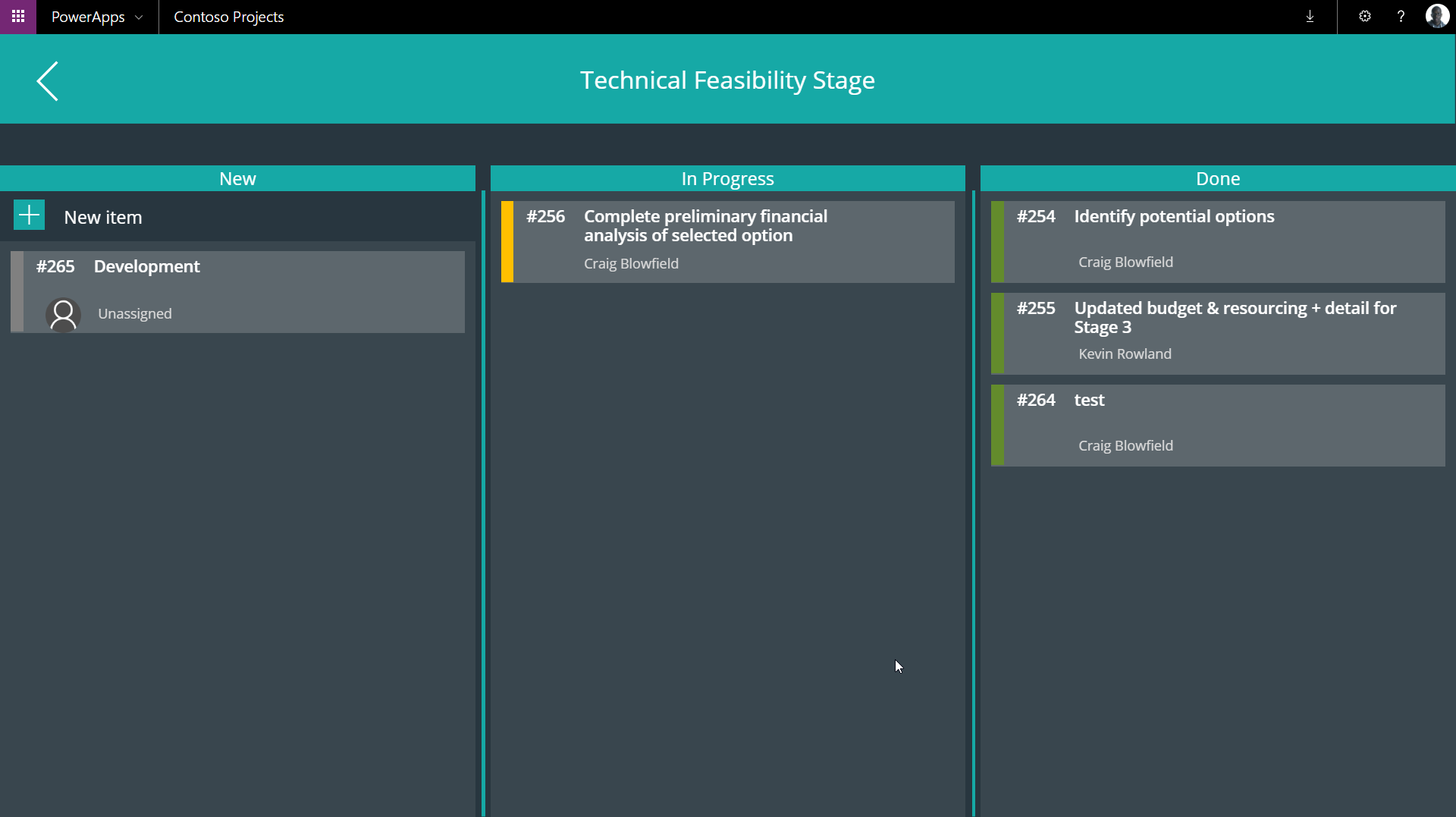 Task kanban board